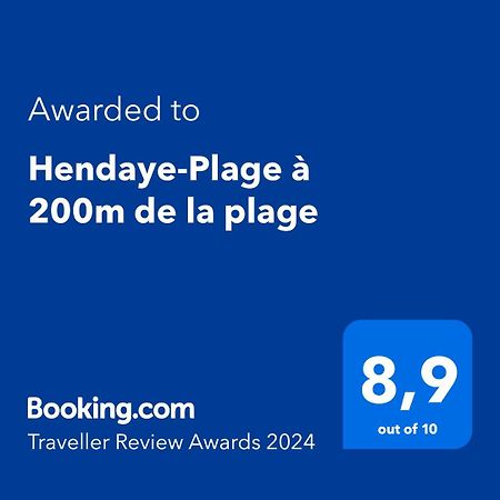 Hendaye-Plage A 200M De La Plage Διαμέρισμα Εξωτερικό φωτογραφία